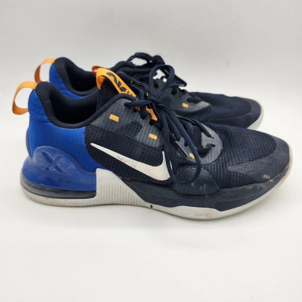 Nike Air Max Alpha Trainer 5 Midnight Navy Blue Orange DM0829-401 Mens 9.5